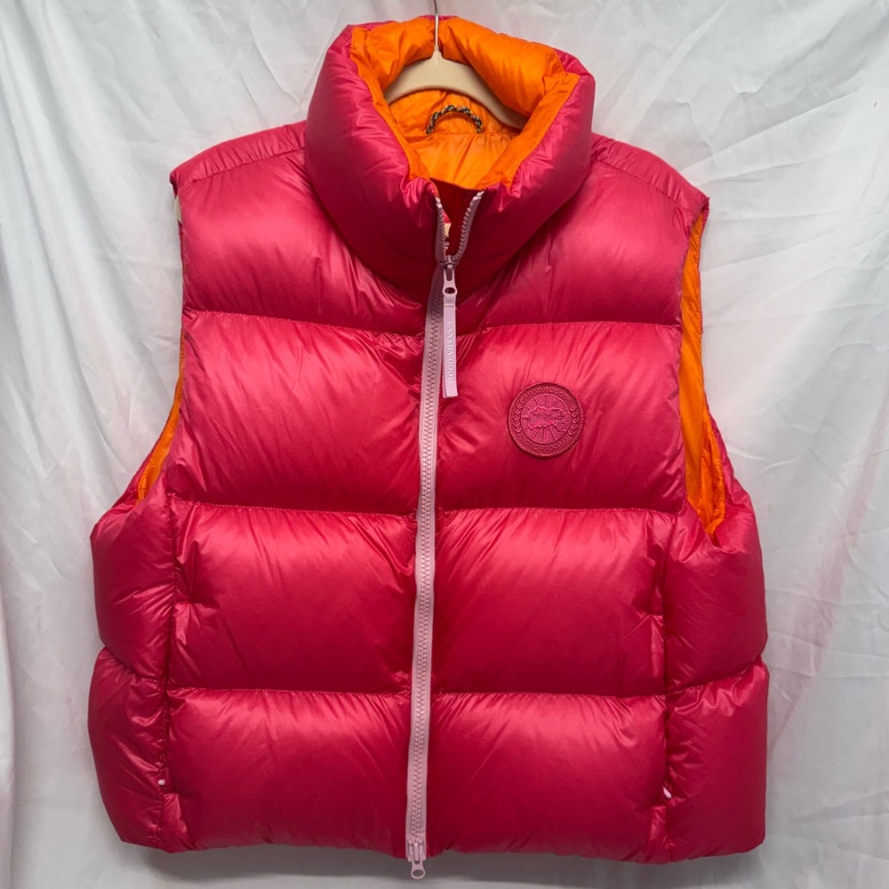 Canada Goose Puffer Vest - Pink and Orange